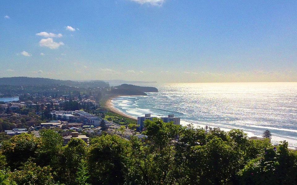 Collaroy Beach panoramic view